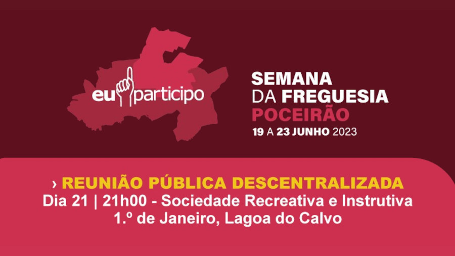 Reunião Pública descentralizada na Lagoa do Calvo – 21 junho